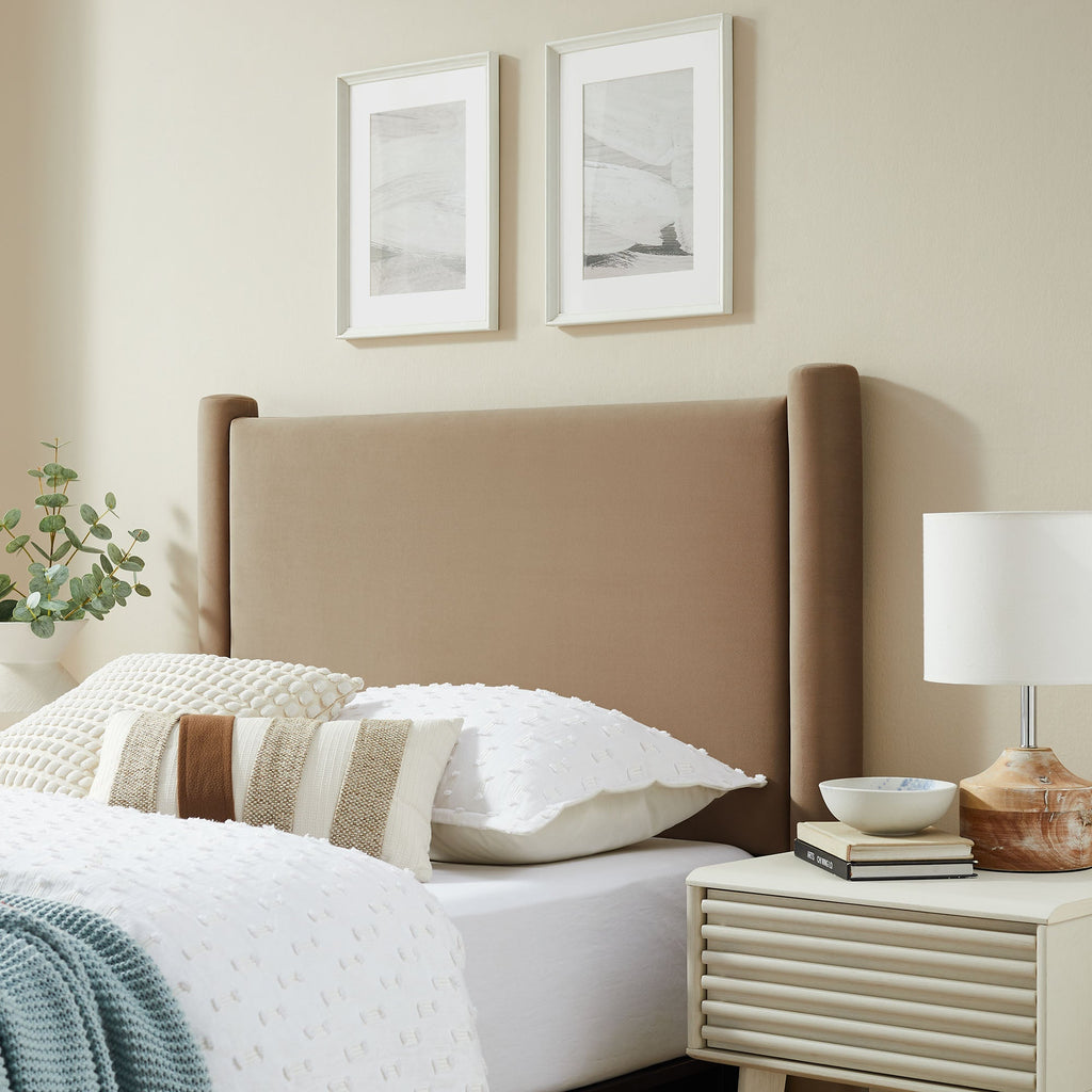Rael Performance Velvet  Headboard