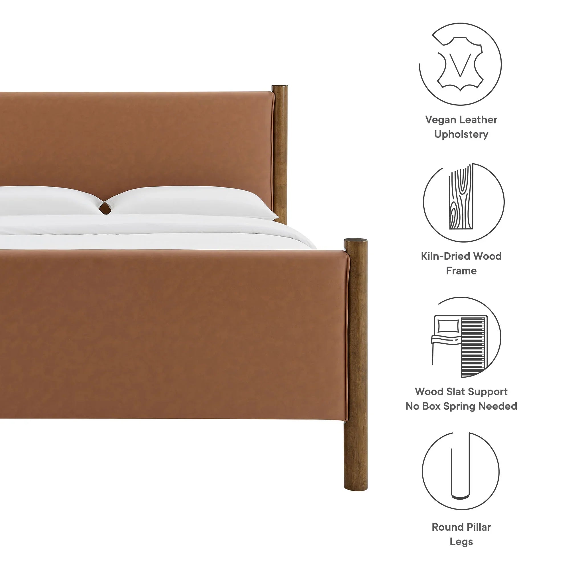 Maven Upholstered Platform Bed