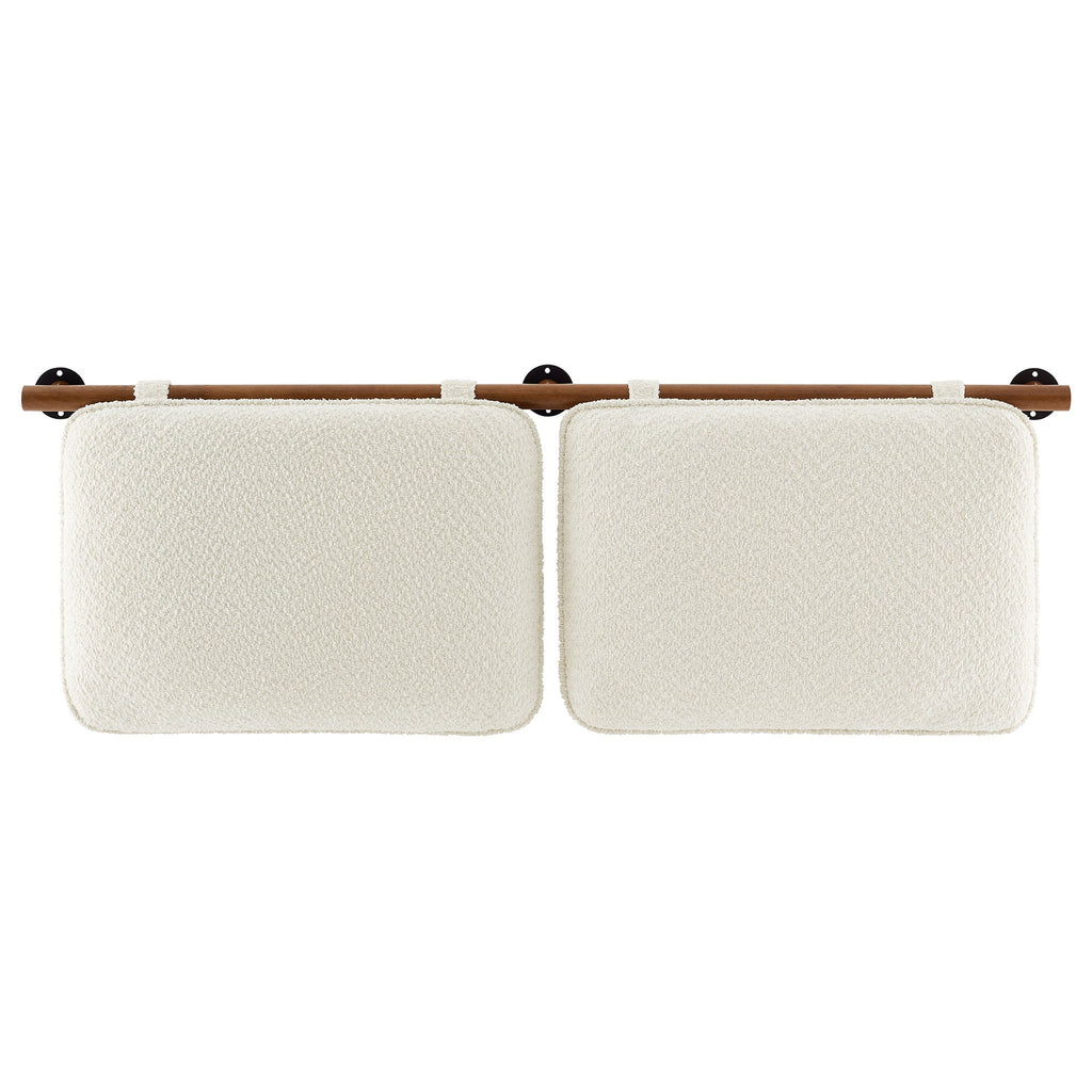 Anela Wall-Mounted Chenille Upholstered Headboard