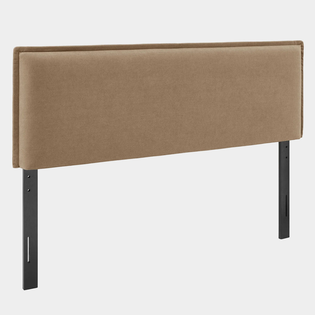 Camille Upholstered Linen Blend Headboard