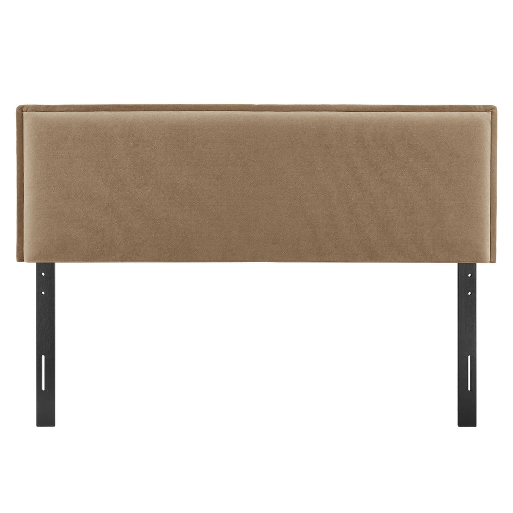 Camille Upholstered Linen Blend Headboard