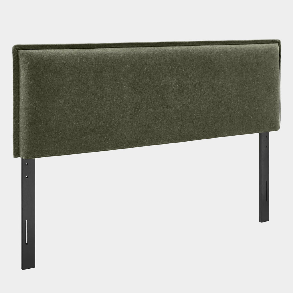 Camille Upholstered Linen Blend Headboard