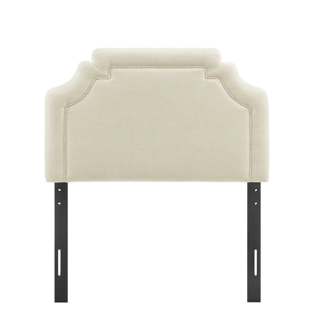 Magnolia Upholstered Fabric Queen Size Headboard