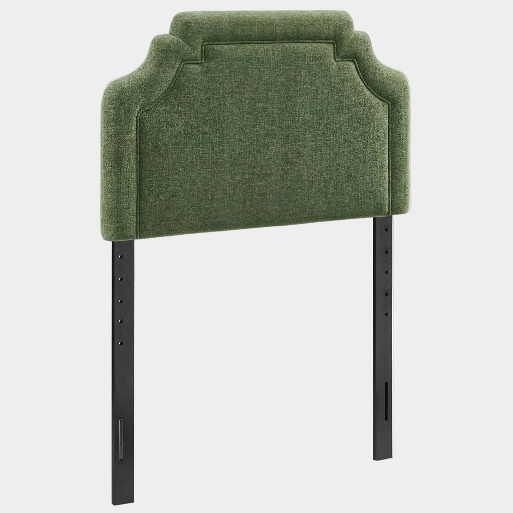 Magnolia Upholstered Fabric Queen Size Headboard