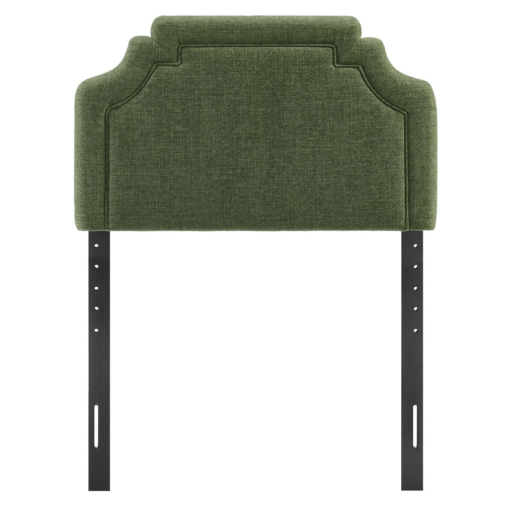 Magnolia Upholstered Fabric Queen Size Headboard