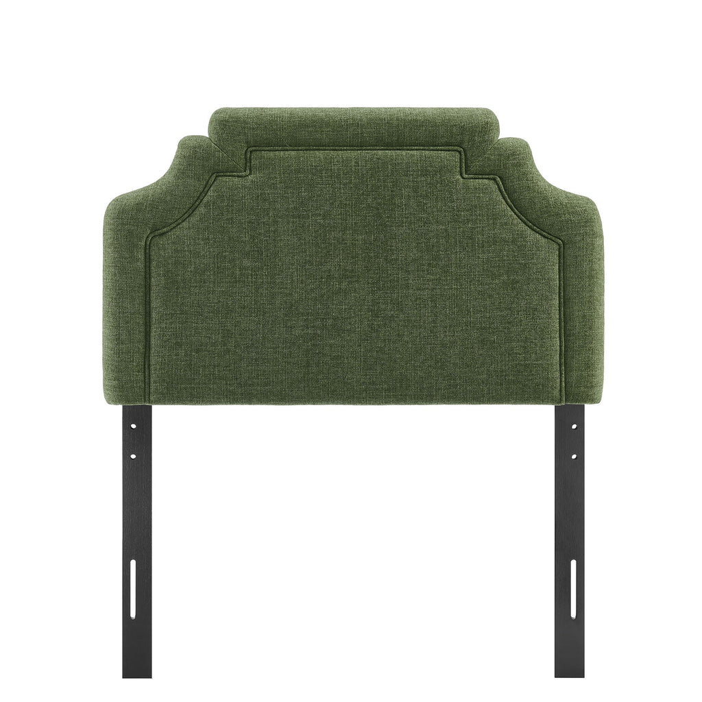 Magnolia Upholstered Fabric Queen Size Headboard