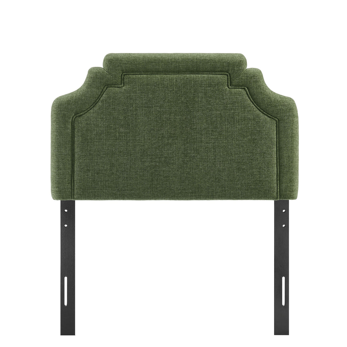 Magnolia Upholstered Fabric Queen Size Headboard