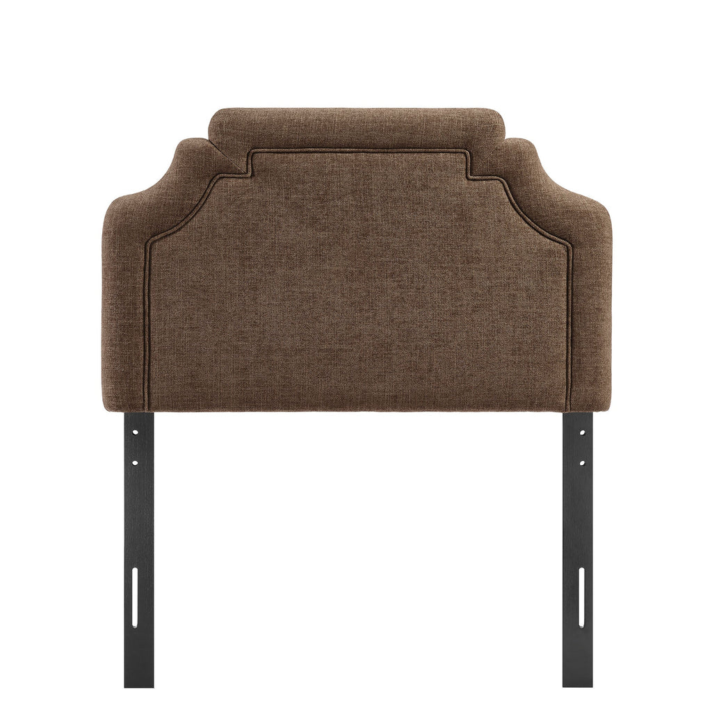 Magnolia Upholstered Fabric Queen Size Headboard