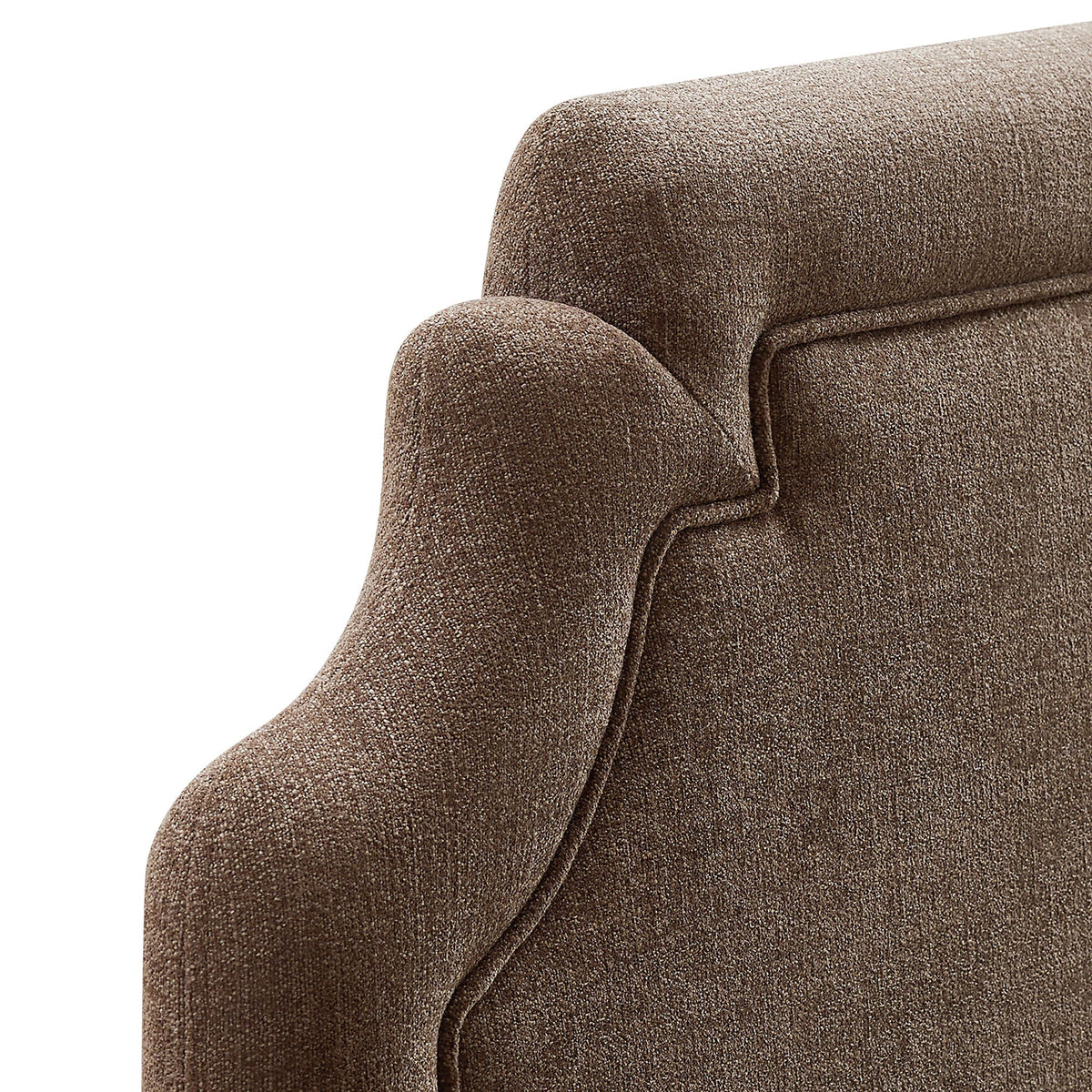 Magnolia Upholstered Fabric Queen Size Headboard