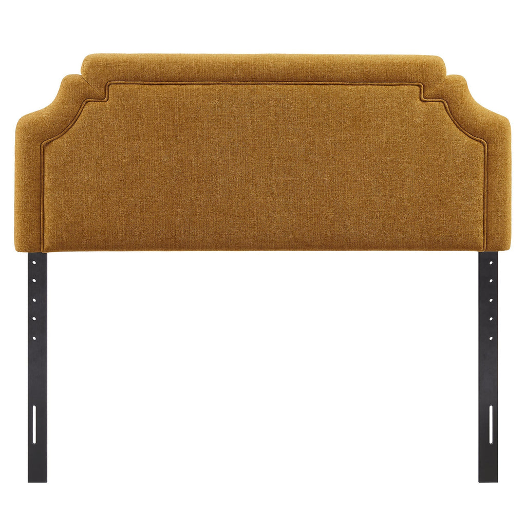 Magnolia Upholstered Fabric Queen Size Headboard