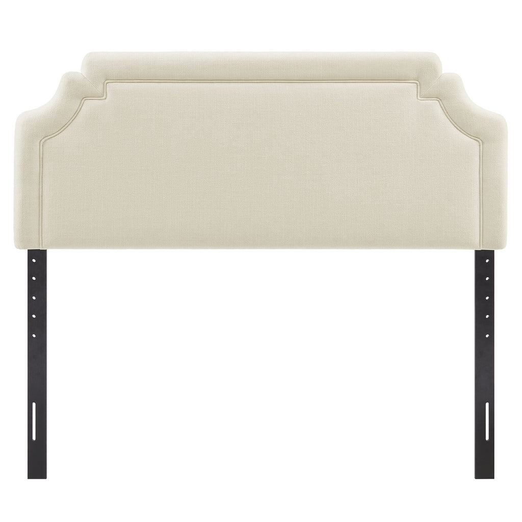 Magnolia Upholstered Fabric Queen Size Headboard