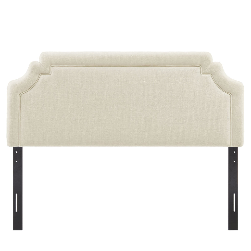 Magnolia Upholstered Fabric Queen Size Headboard