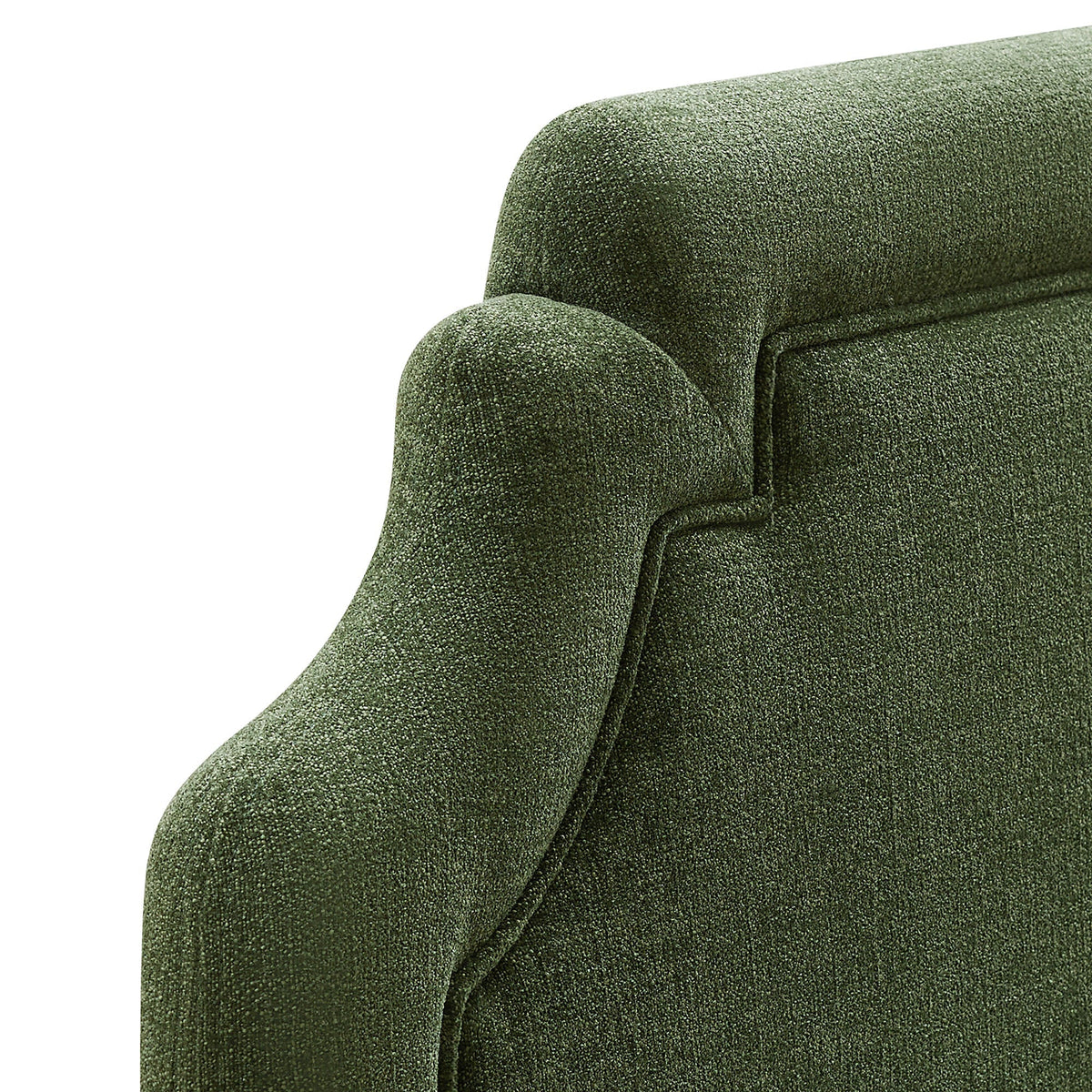 Magnolia Upholstered Fabric Queen Size Headboard