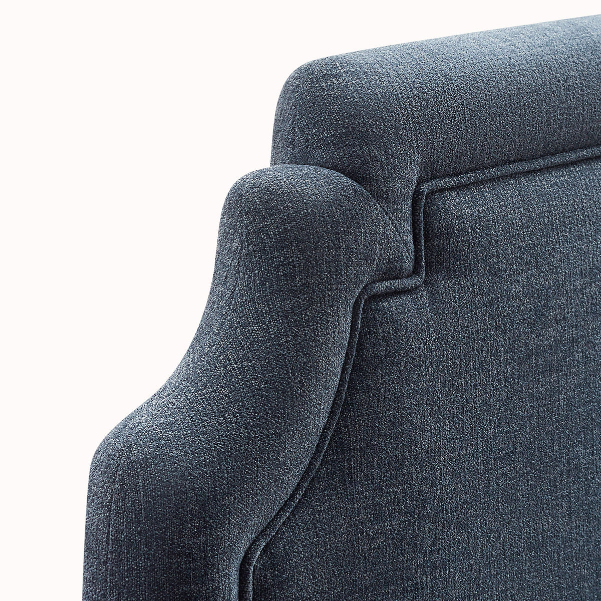 Magnolia Upholstered Fabric Queen Size Headboard