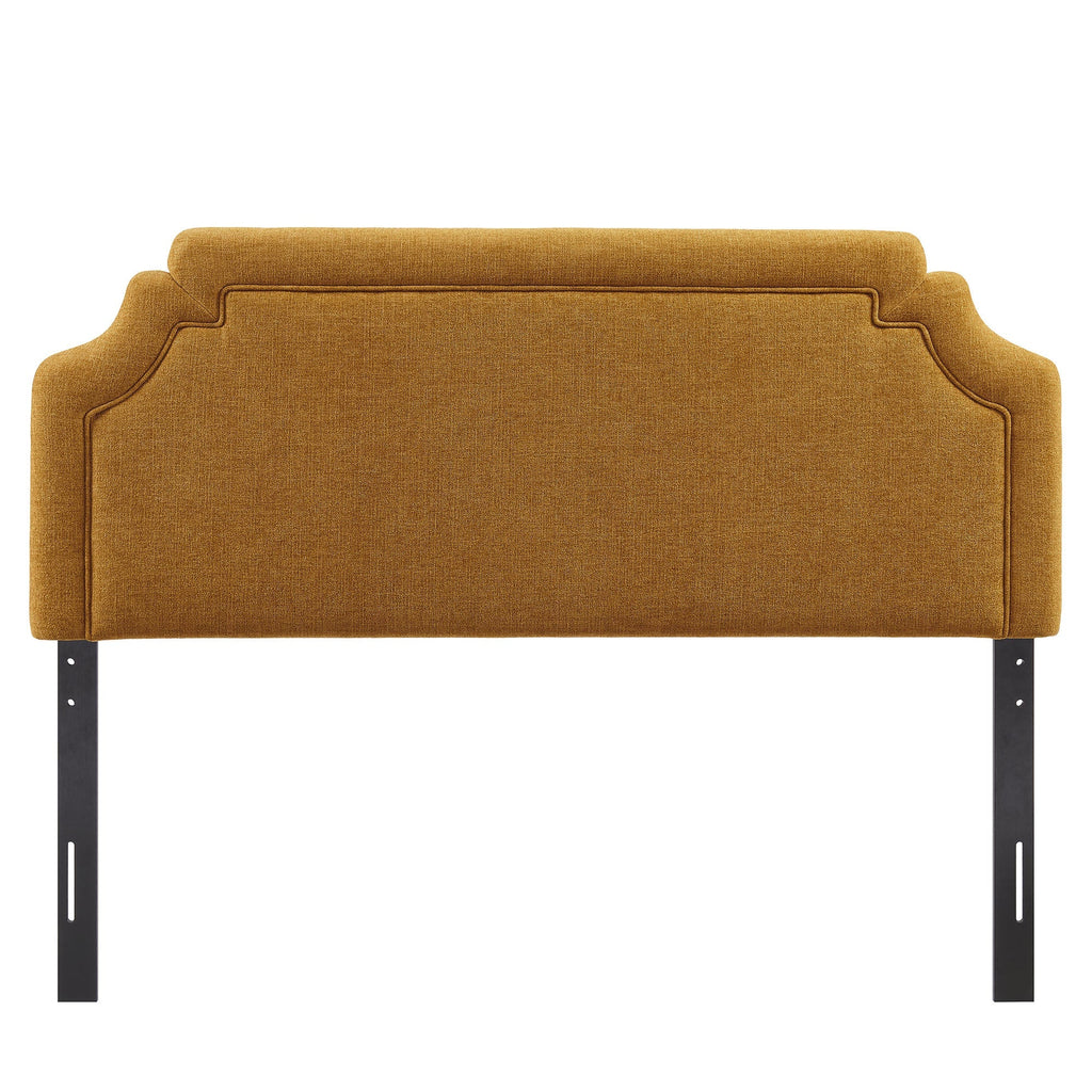 Magnolia Upholstered Fabric Queen Size Headboard