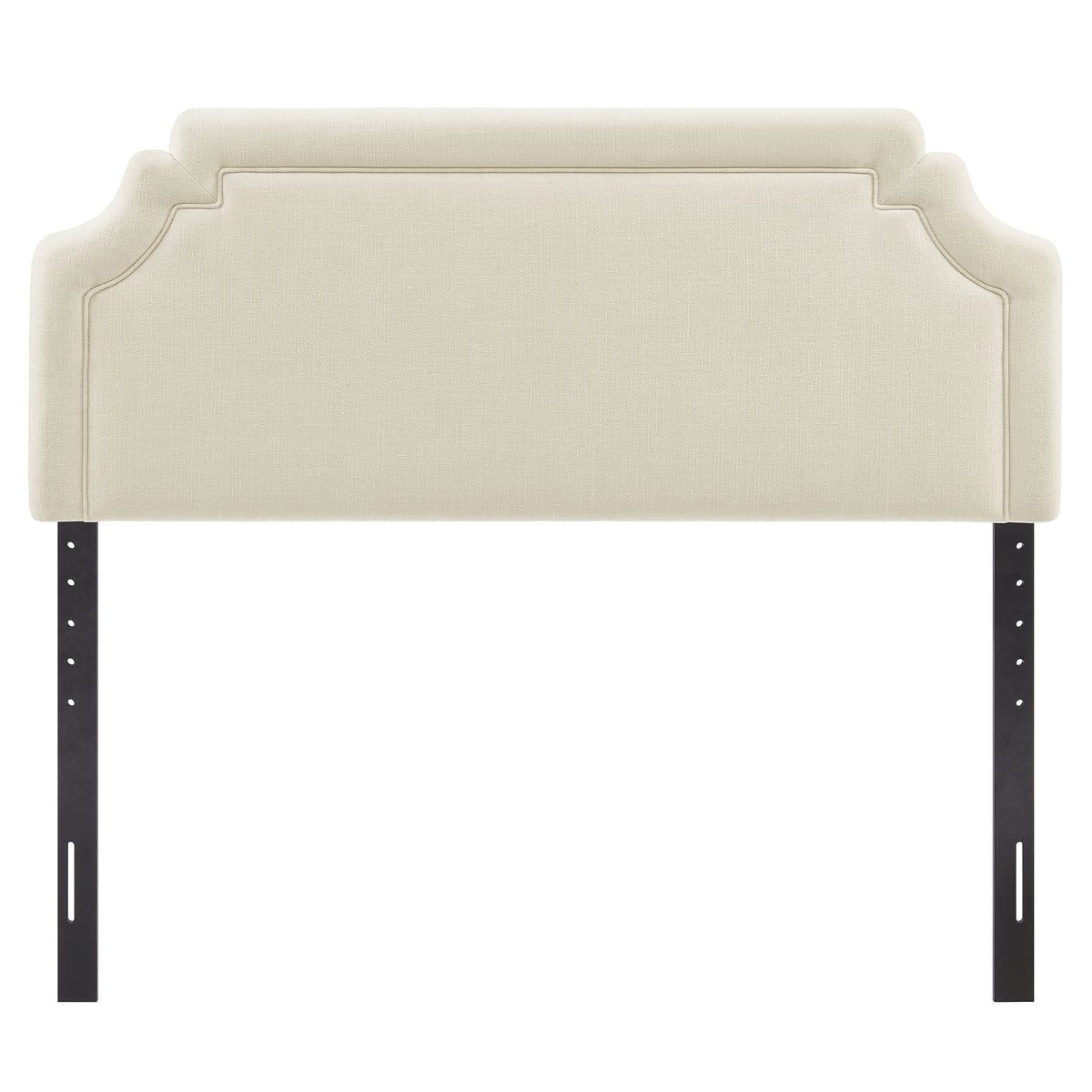 Magnolia Upholstered Fabric Queen Size Headboard