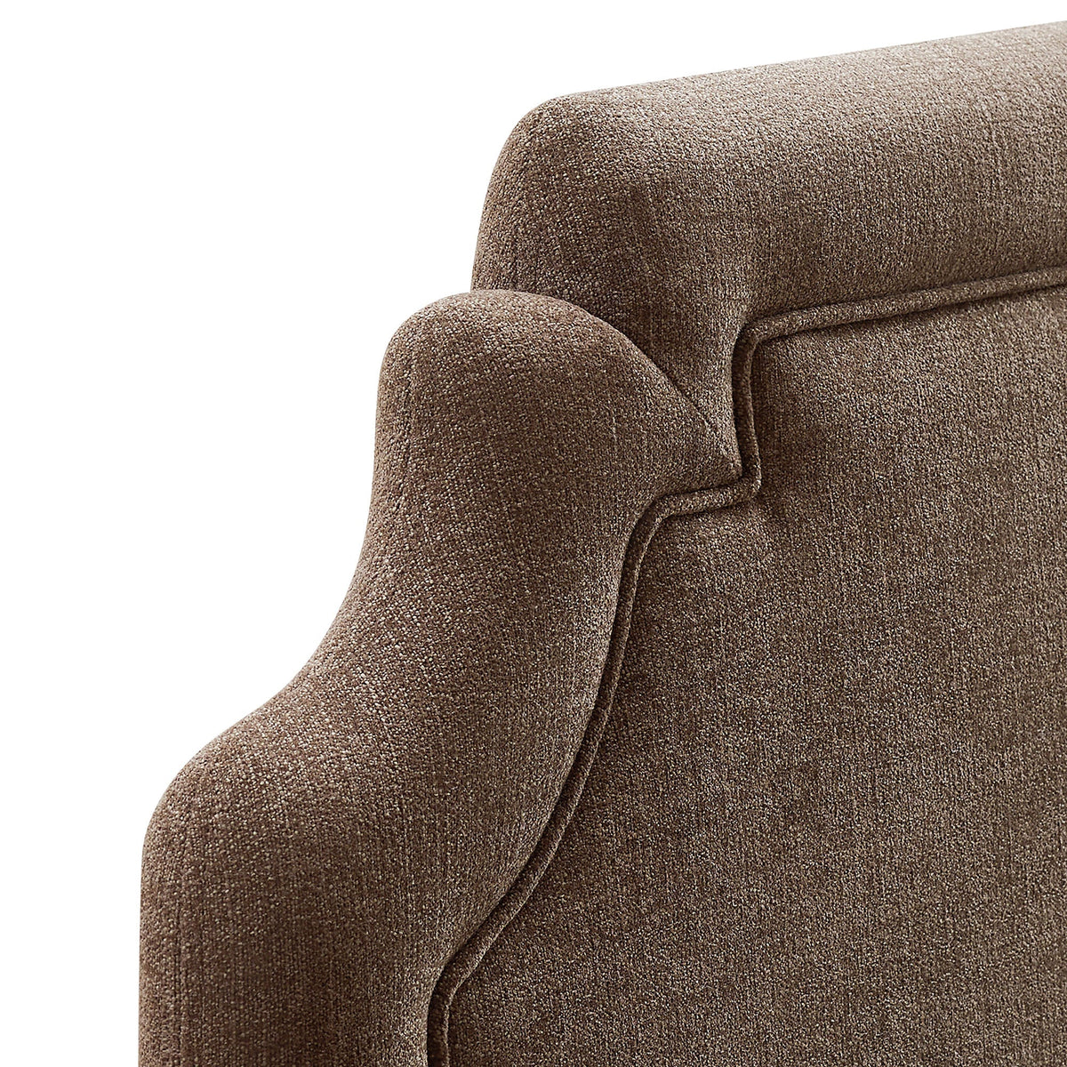 Magnolia Upholstered Fabric Queen Size Headboard