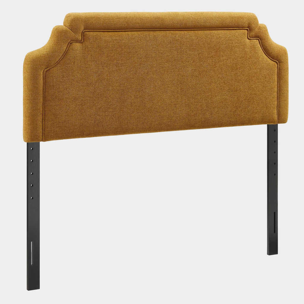 Magnolia Upholstered Fabric Queen Size Headboard