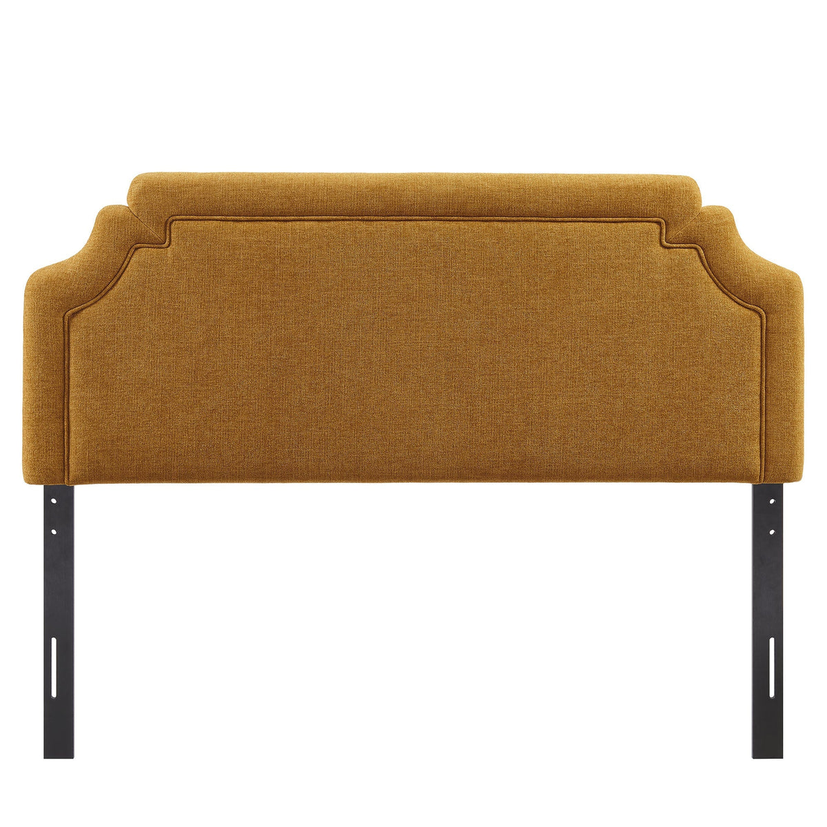 Magnolia Upholstered Fabric Queen Size Headboard