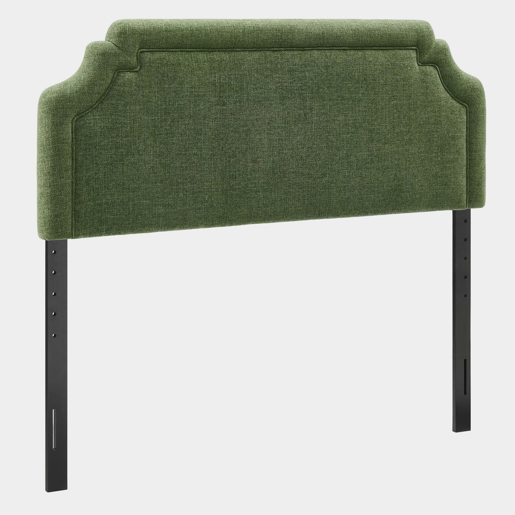 Magnolia Upholstered Fabric Queen Size Headboard