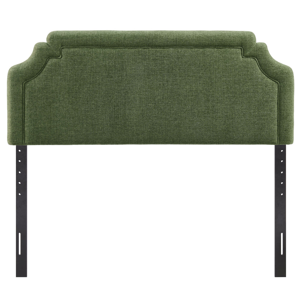 Magnolia Upholstered Fabric Queen Size Headboard