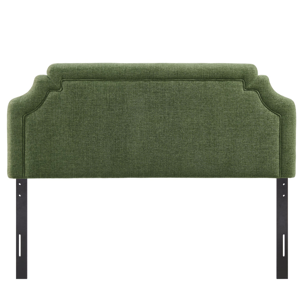 Magnolia Upholstered Fabric Queen Size Headboard