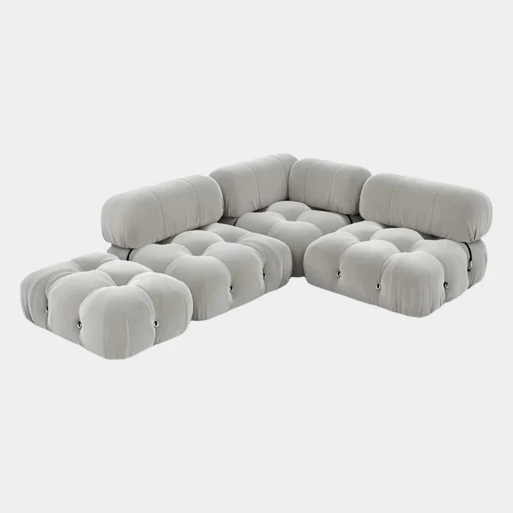 Mario Bellini Velvet Sofa - Middle Module