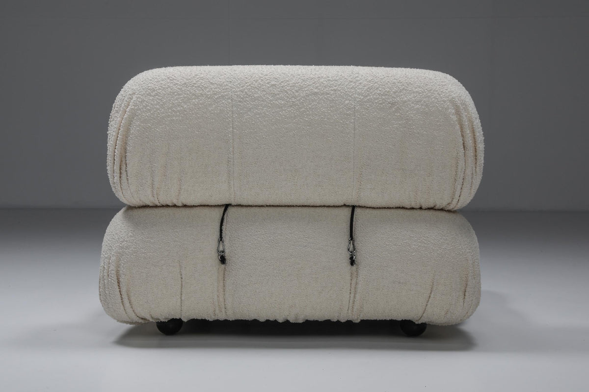 Mario Bellini Two-Seater Boucle Sofa