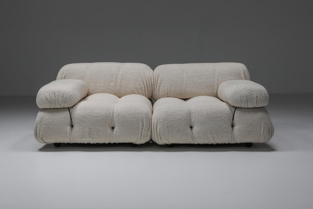 Mario Bellini Three-Seater Boucle Sofa