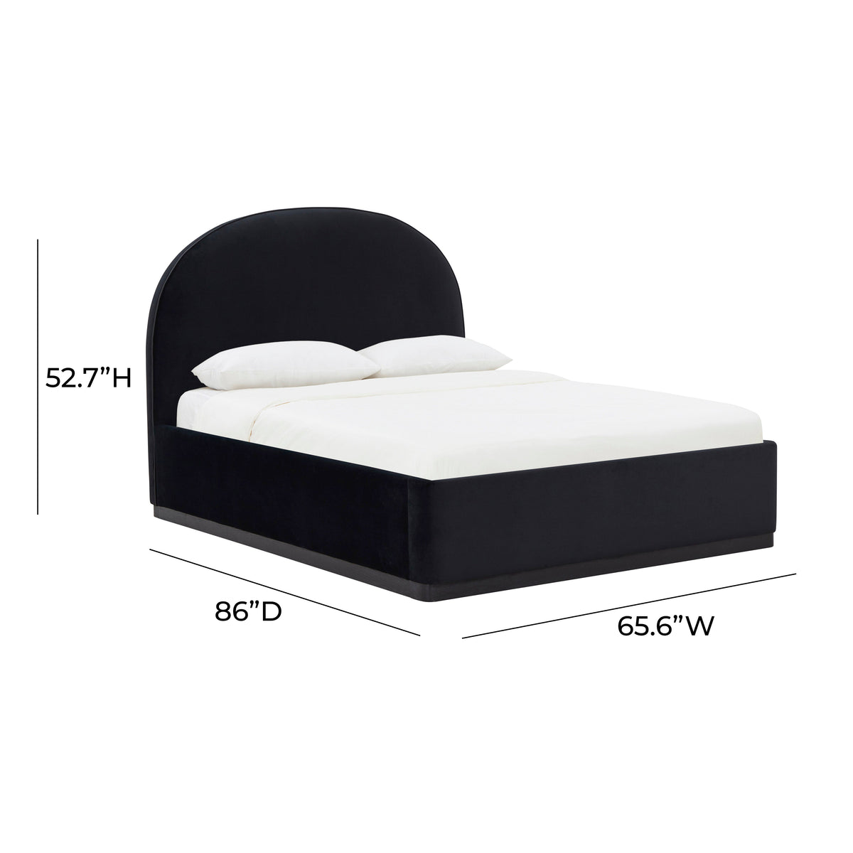Marlow Performance Velvet Bed