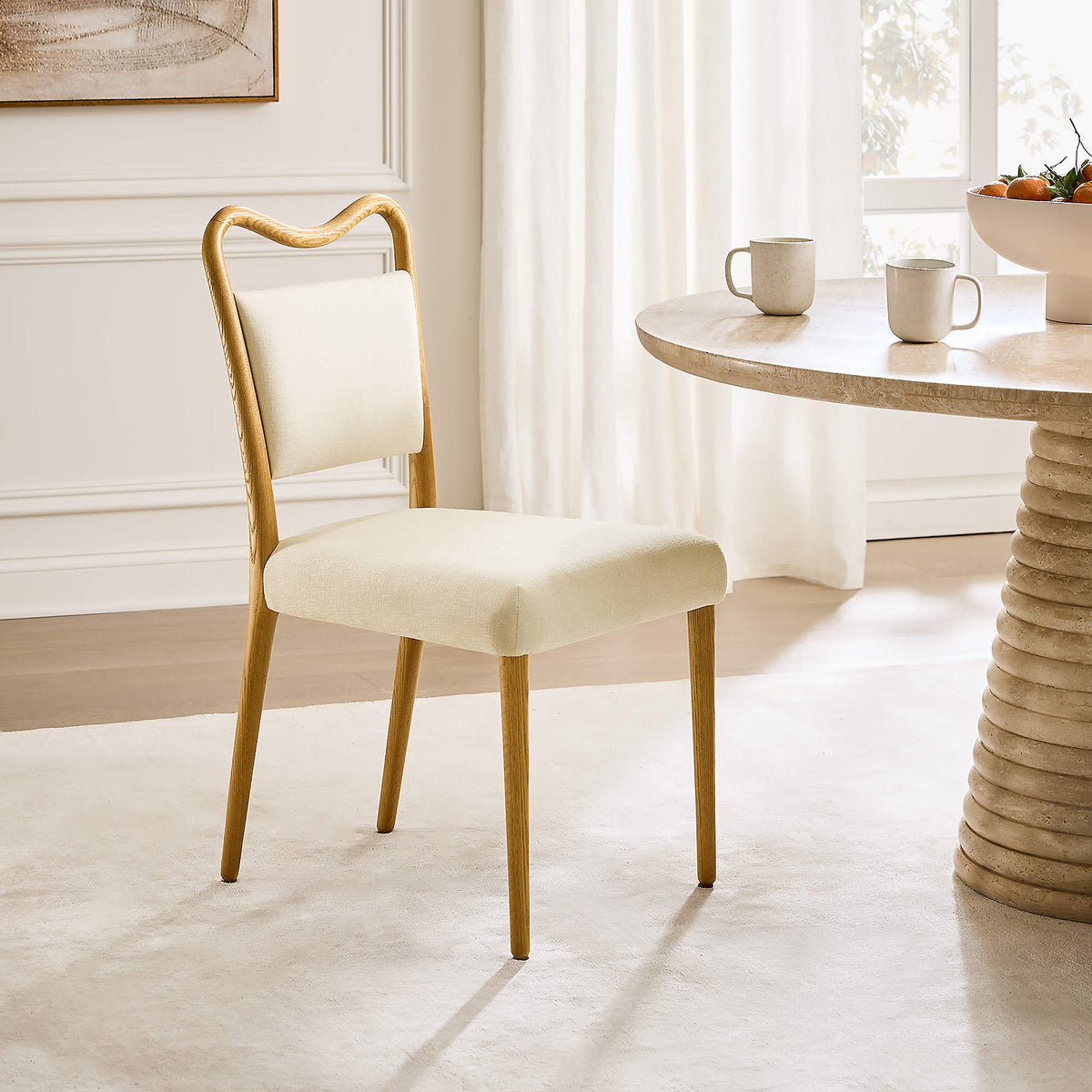 Monte Oak Performance Dining Chair
