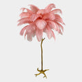 Ostrich Feather Floor Lamp