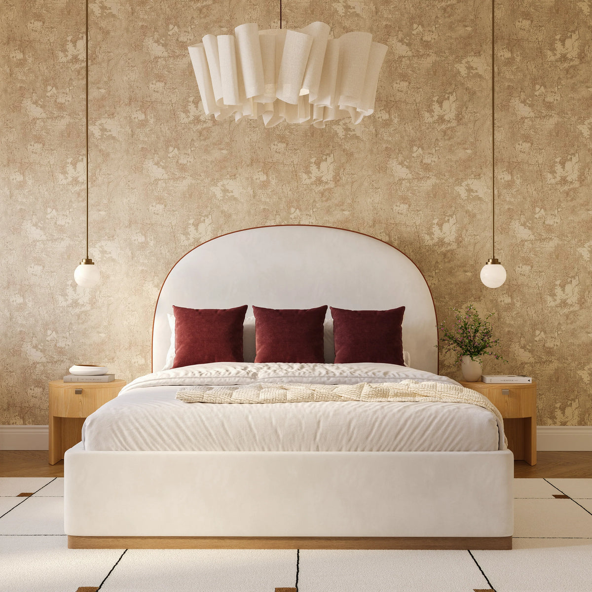 Marlow Performance Velvet Bed