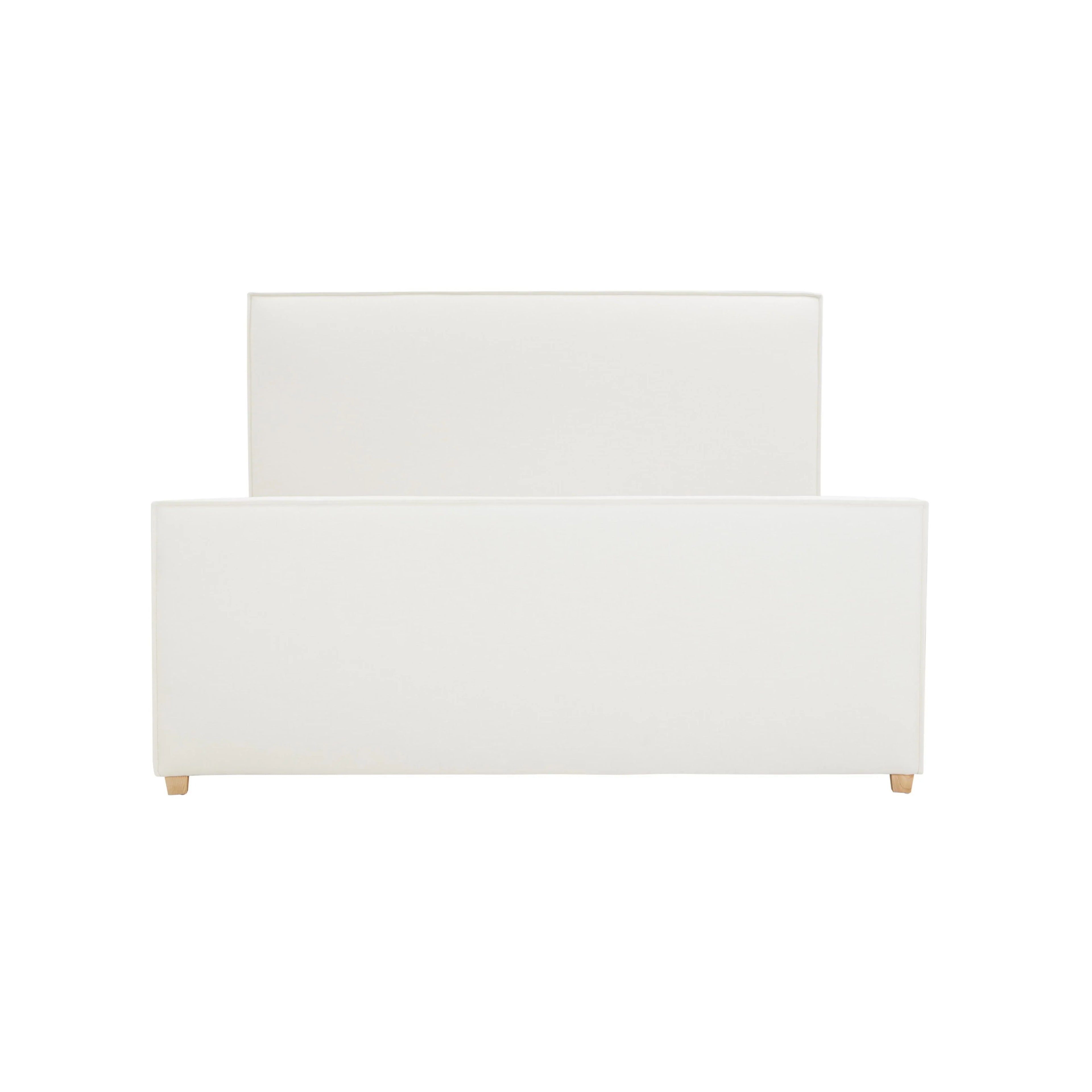 Bristol Park Ivory Contract-Grade Fabric Upholstered Bed