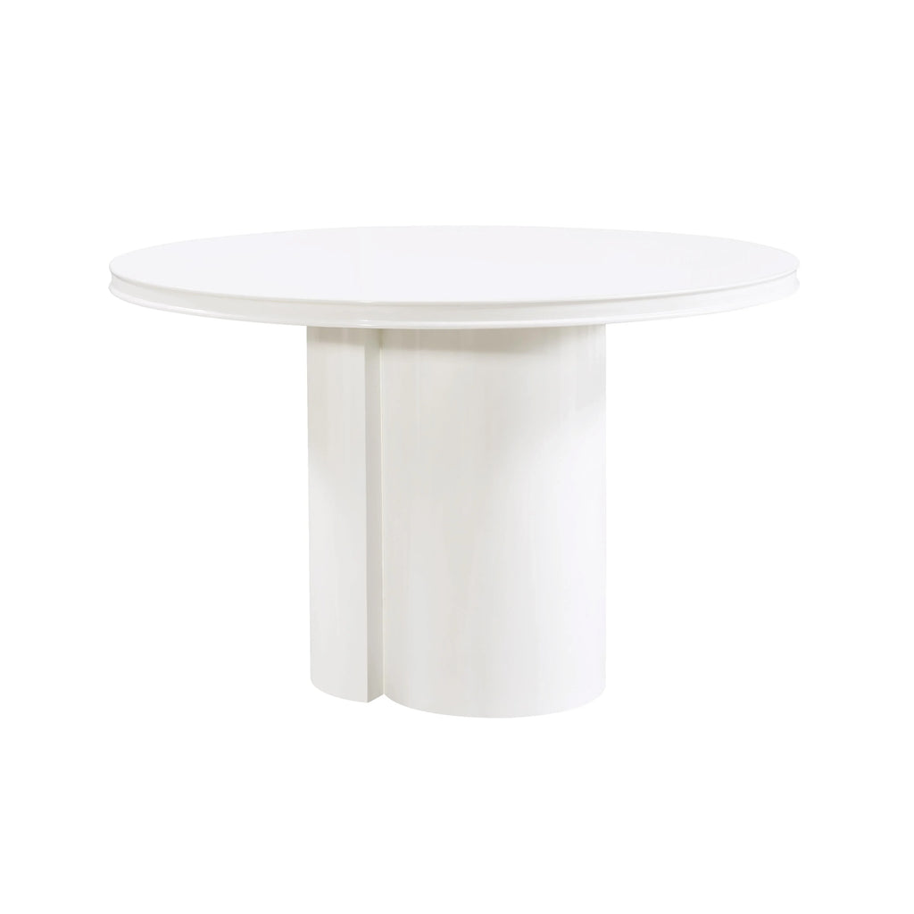Elora 47" Lacquer Round Dining Table