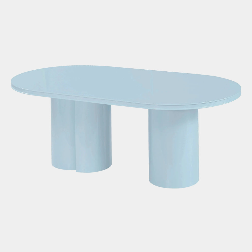 Elora 79" Lacquer Oval Dining Table