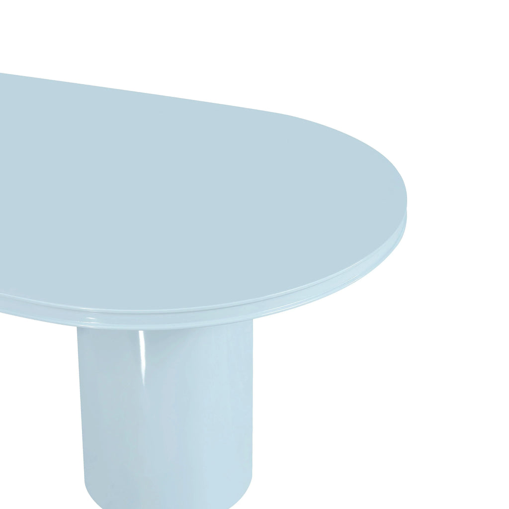Elora 79" Lacquer Oval Dining Table