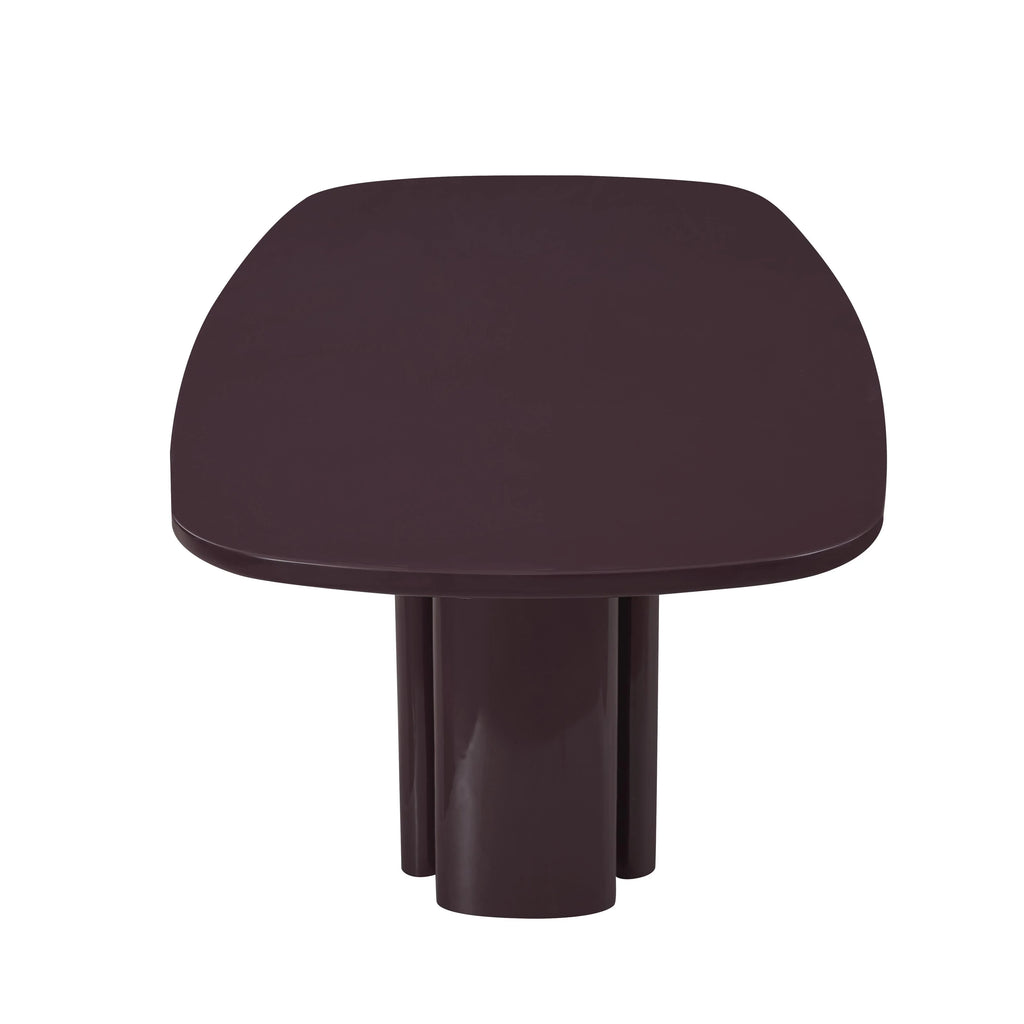 Zola 94.5" Lacquer Oval Dining Table