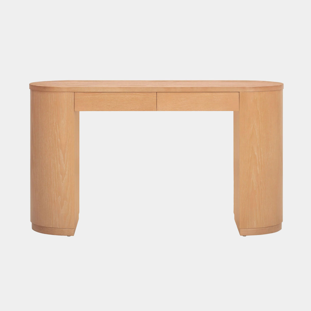 Marlow 52" Wood 2-Drawer Writing Desk