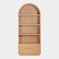 Marlow Wood Bookcase With File Drawer