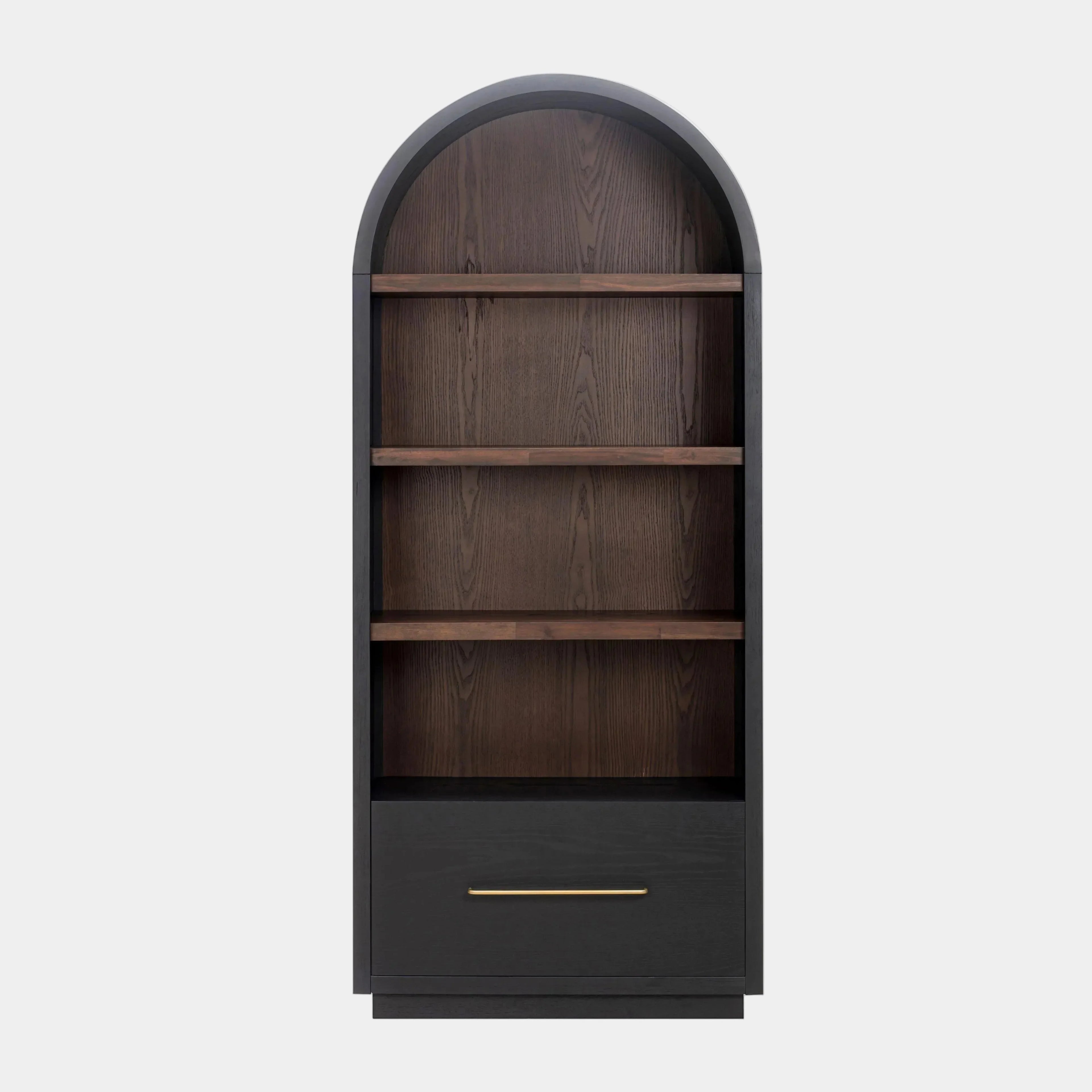 Marlow Wood Bookcase With File Drawer