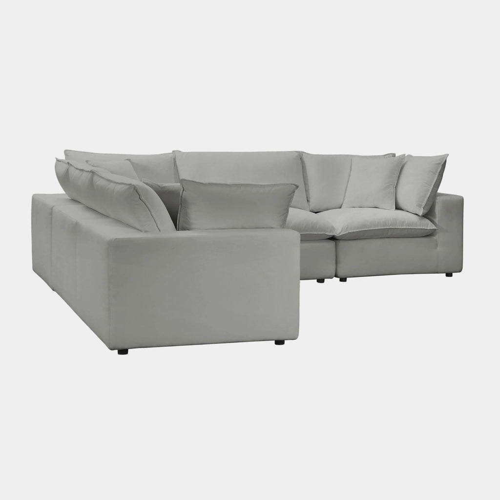Cali 5-Piece Performance Fabric Modular L-Sectional