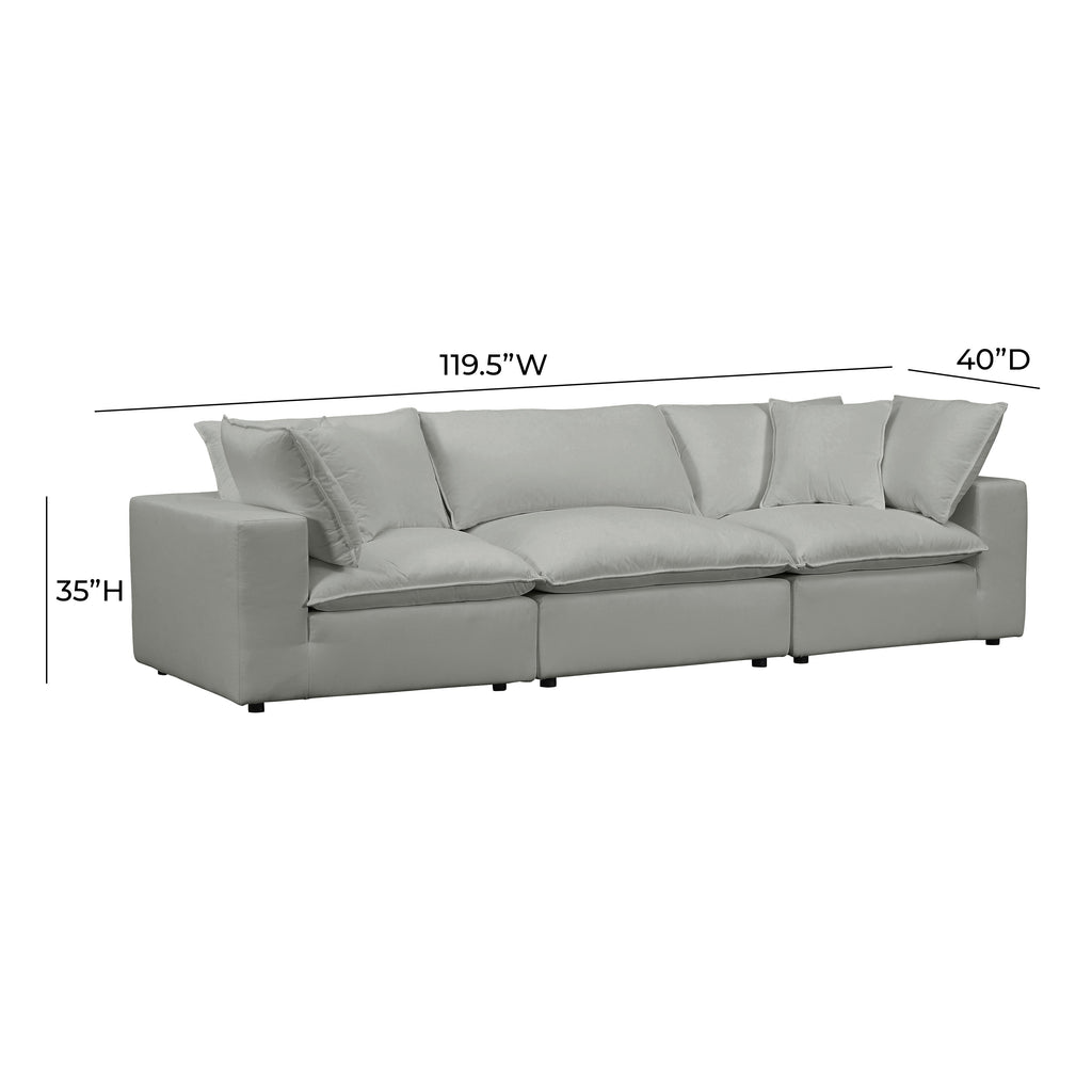 Cali 120" Performance Fabric Modular Sofa
