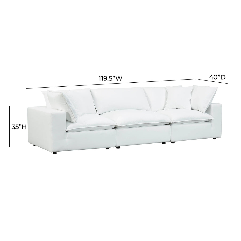 Cali 120" Performance Fabric Modular Sofa