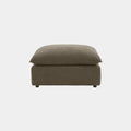 Cali Chocolate Brown Performance Velvet Ottoman