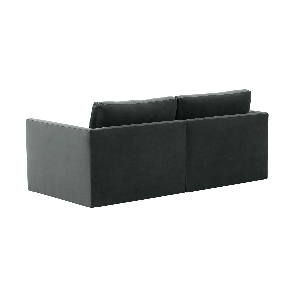 Willow 74" Performance Velvet Modular Loveseat