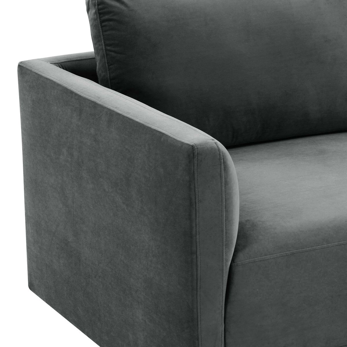 Willow 74" Performance Velvet Modular Loveseat