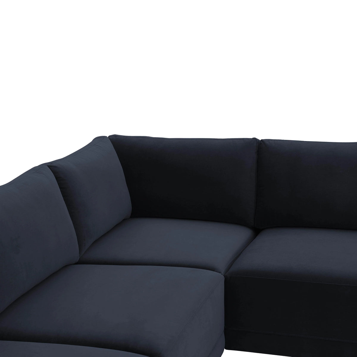 Willow 5-Piece Performance Velvet Modular L Sectional