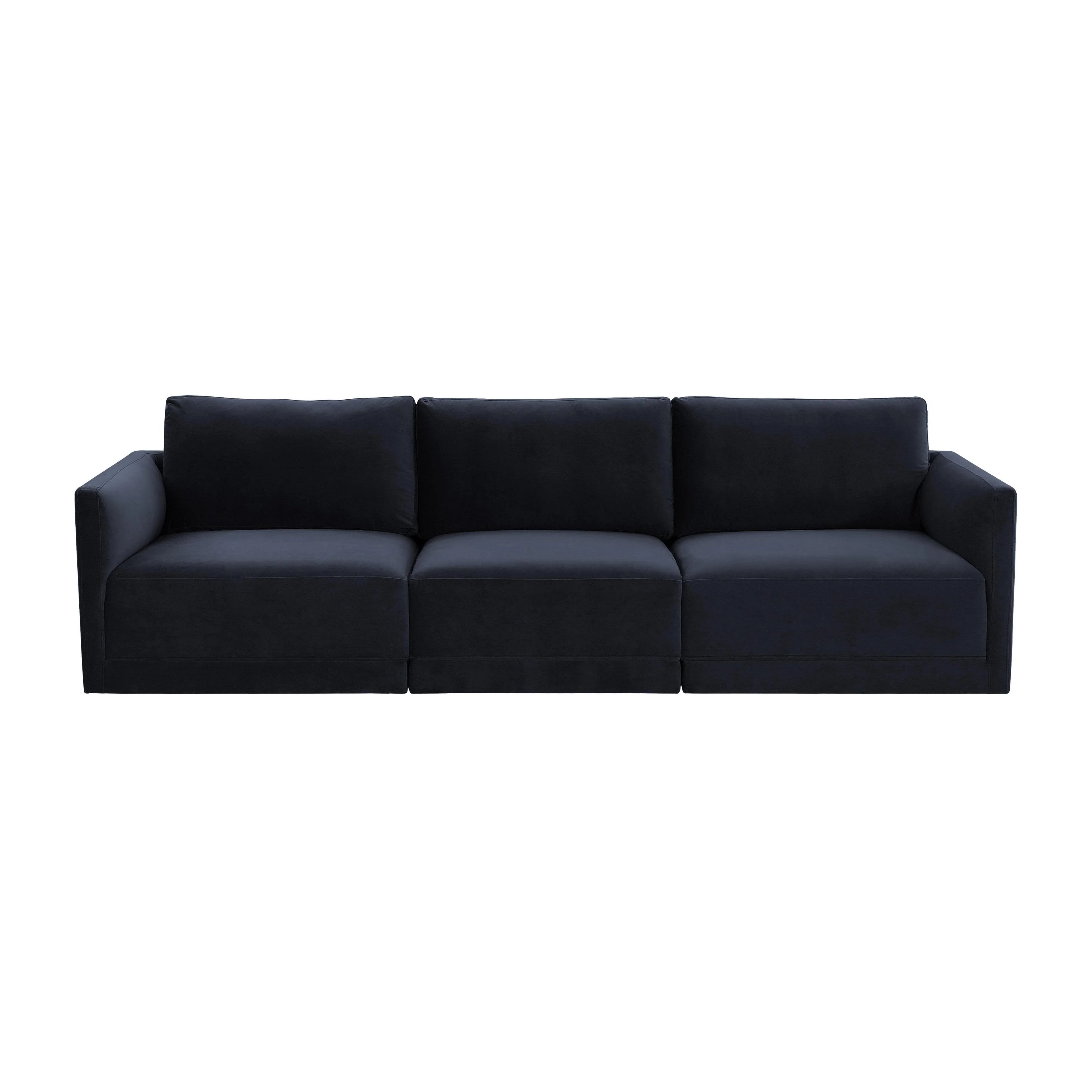 Willow 105" Performance Velvet Modular Sofa