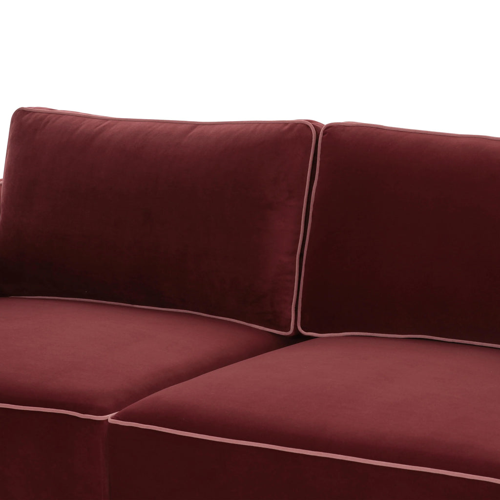 Willow 105" Performance Velvet Modular Sofa